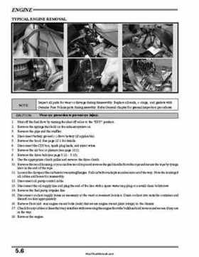 2005 Polaris Deep Snow Factory Service Manual, Page 111