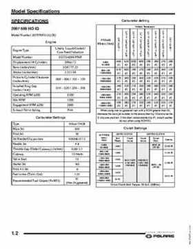 2007-2008 Polaris IQ Snowmobiles Service Manual, Page 5