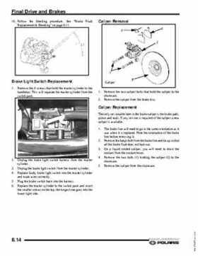 2007-2008 Polaris IQ Snowmobiles Service Manual, Page 181
