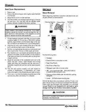 2007-2008 Polaris IQ Snowmobiles Service Manual, Page 283