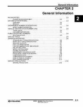 2013 600 IQ Racer Service Manual 9923892, Page 10