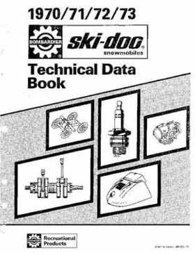 1970-1973 Ski-Doo Snowmobiles Technical Data Manual, Page 1
