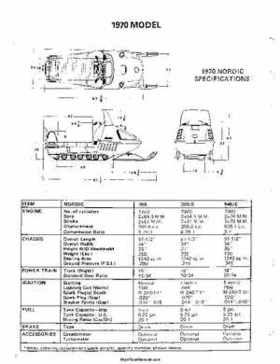 1970-1973 Ski-Doo Snowmobiles Technical Data Manual, Page 3