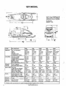 1970-1973 Ski-Doo Snowmobiles Technical Data Manual, Page 7