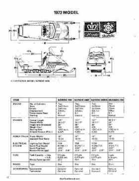 1970-1973 Ski-Doo Snowmobiles Technical Data Manual, Page 13