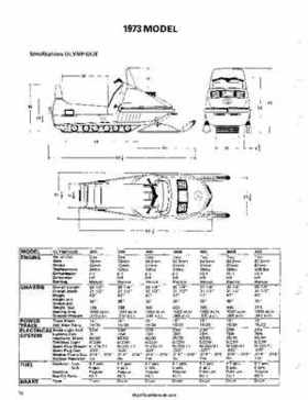 1970-1973 Ski-Doo Snowmobiles Technical Data Manual, Page 17
