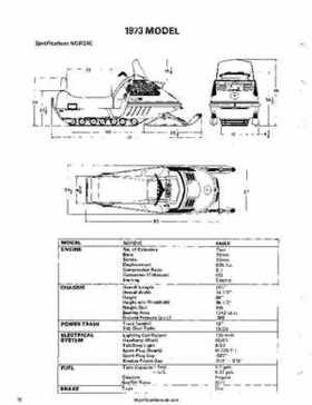 1970-1973 Ski-Doo Snowmobiles Technical Data Manual, Page 19