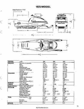 1970-1973 Ski-Doo Snowmobiles Technical Data Manual, Page 20