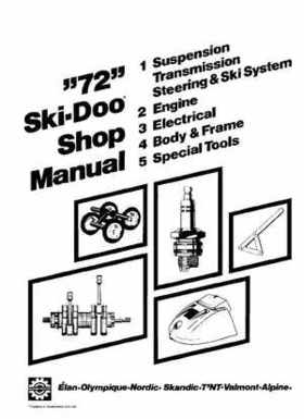 1972 Ski-Doo Shop Manual, Page 1