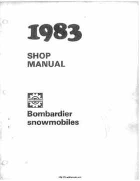 1983 Ski-Doo Shop Manual, Page 1