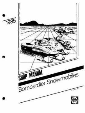 1985 Ski-Doo snowmobile Service Manual, Page 1
