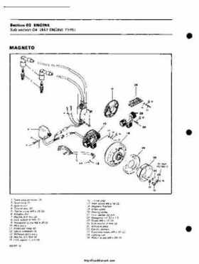 1985 Ski-Doo snowmobile Service Manual, Page 83