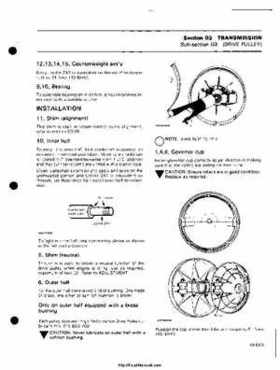 1985 Ski-Doo snowmobile Service Manual, Page 246