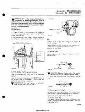 1985 Ski-Doo snowmobile Service Manual, Page 252