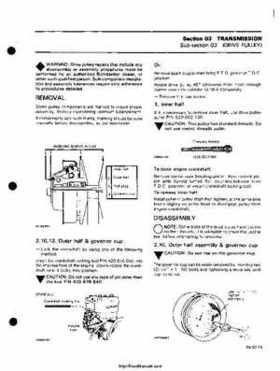 1985 Ski-Doo snowmobile Service Manual, Page 256
