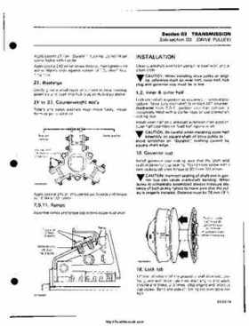 1985 Ski-Doo snowmobile Service Manual, Page 258