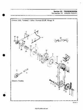 1985 Ski-Doo snowmobile Service Manual, Page 282