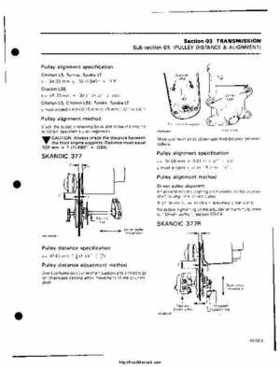 1985 Ski-Doo snowmobile Service Manual, Page 288