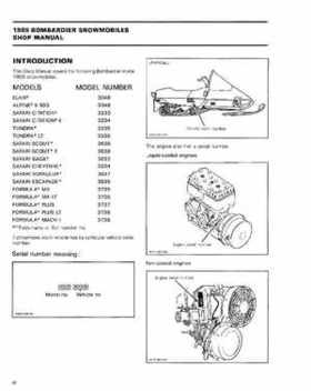 1989 Ski-Doo Repair Manual, Page 6