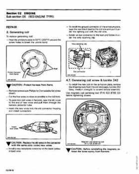 1989 Ski-Doo Repair Manual, Page 135
