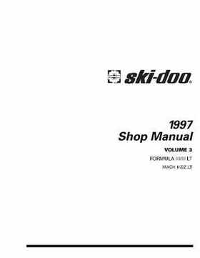 1997 Ski-Doo Factory Shop Manual Volume Three, Page 2