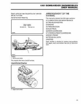 1997 Ski-Doo Factory Shop Manual Volume Three, Page 8