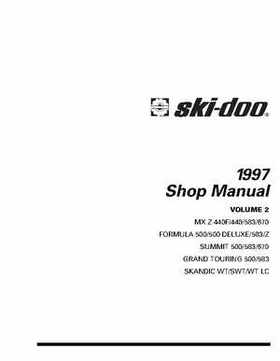 1997 Ski-Doo Factory Shop Manual Volume Two, Page 2