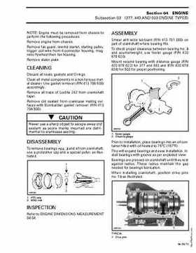 1999 Ski-Doo Factory Shop Manual Volume One, Page 117