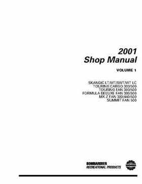 2001 Ski-Doo Factory Shop Manual Volume One, Page 2