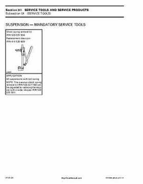 2001 Ski-Doo Factory Shop Manual Volume One, Page 41