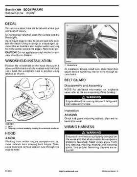 2001 Ski-Doo Factory Shop Manual Volume One, Page 314