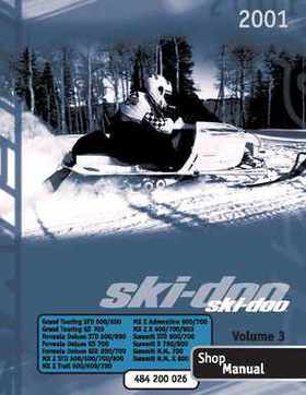 2001 Ski-Doo Factory Shop Manual Volume Three, Page 1