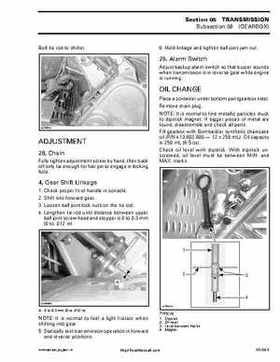 2001 Ski-Doo Factory Shop Manual Volume Three, Page 192