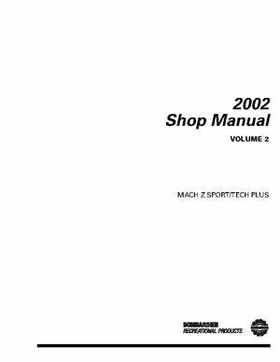 2002 Ski-Doo Shop Manual Volume Two, Page 2
