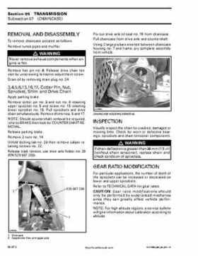 2003 Ski-Doo ZX Series Factory Shop Manual, Page 246