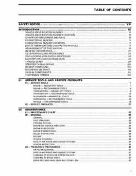 2004 Ski-Doo Elite Factory Service Manual, Page 3