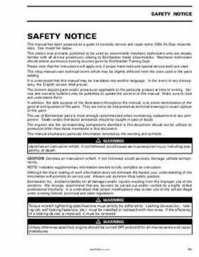 2004 Skidoo ZX Series Service Manual, Page 16