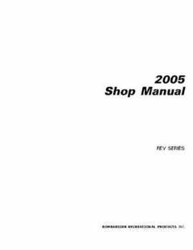 2005 Ski-Doo REV Series Shop Manual, Page 2