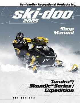 2005 Ski-Doo Tundra, Skandic, Expedition Shop Manual, Page 1