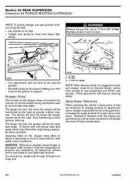 2005 Ski-Doo Tundra, Skandic, Expedition Shop Manual, Page 494