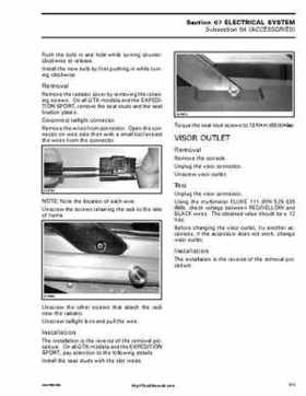 2006 Ski Doo REV Service Shop Manual, Page 325