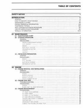 2009-2010 Ski-Doo REV-XP/XR 2 Stroke and REV-XR 1200 4-TEC Service Manual, Page 1