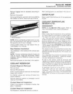 2009-2010 Ski-Doo REV-XP/XR 2 Stroke and REV-XR 1200 4-TEC Service Manual, Page 104