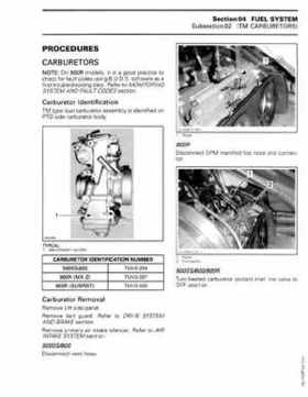 2009-2010 Ski-Doo REV-XP/XR 2 Stroke and REV-XR 1200 4-TEC Service Manual, Page 260