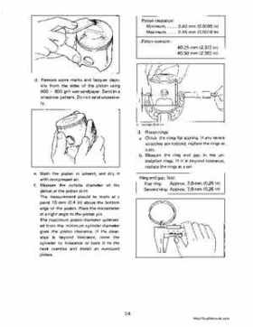 1983-1988 Genuine Yamaha Enticer/Excell III 340 Series Snowmobile Service Manual, Page 19