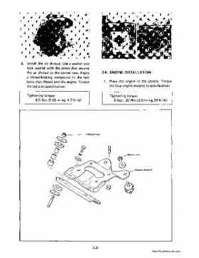 1983-1988 Genuine Yamaha Enticer/Excell III 340 Series Snowmobile Service Manual, Page 32