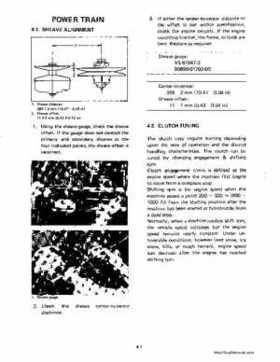 1983-1988 Genuine Yamaha Enticer/Excell III 340 Series Snowmobile Service Manual, Page 45