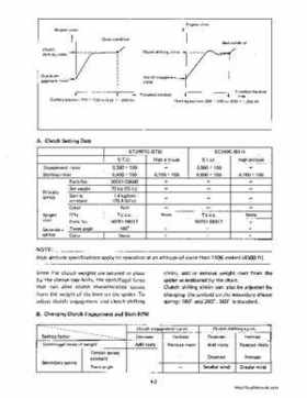 1983-1988 Genuine Yamaha Enticer/Excell III 340 Series Snowmobile Service Manual, Page 46