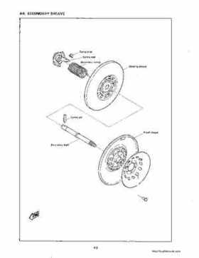 1983-1988 Genuine Yamaha Enticer/Excell III 340 Series Snowmobile Service Manual, Page 53