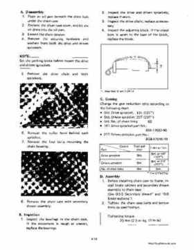1983-1988 Genuine Yamaha Enticer/Excell III 340 Series Snowmobile Service Manual, Page 57